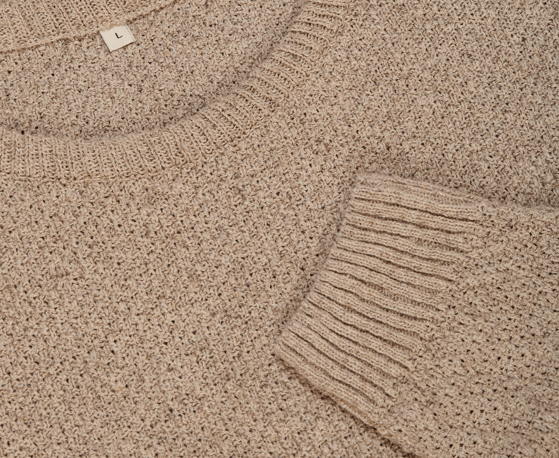Natural hemp sweater