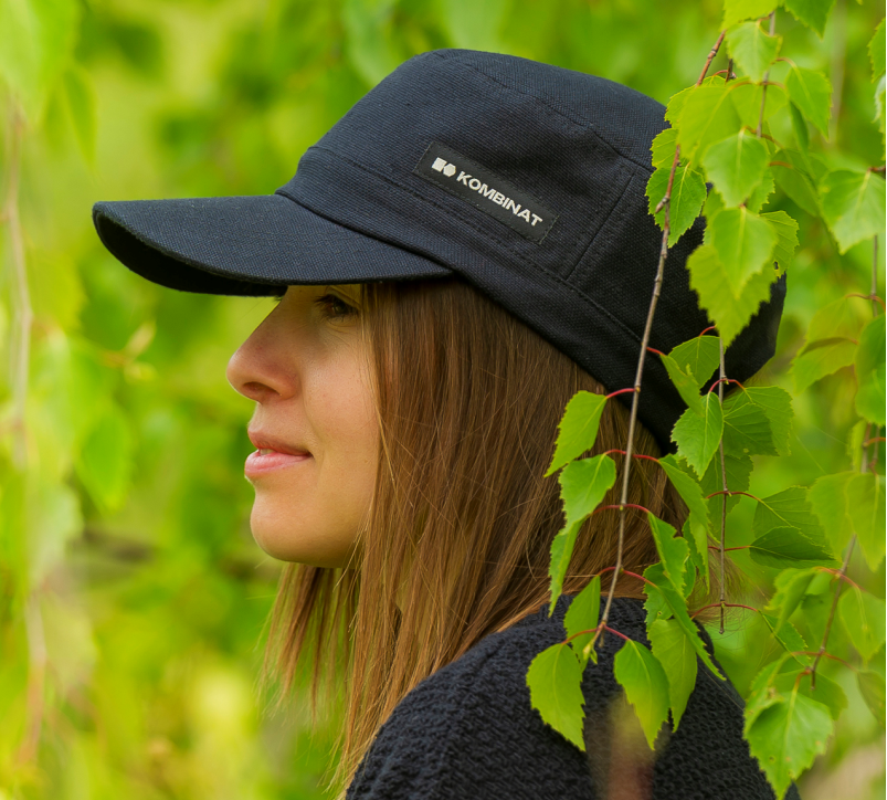 Hemp patrol cap in the field