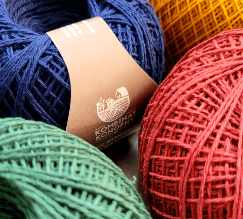 Projects made with hemp cordonnet