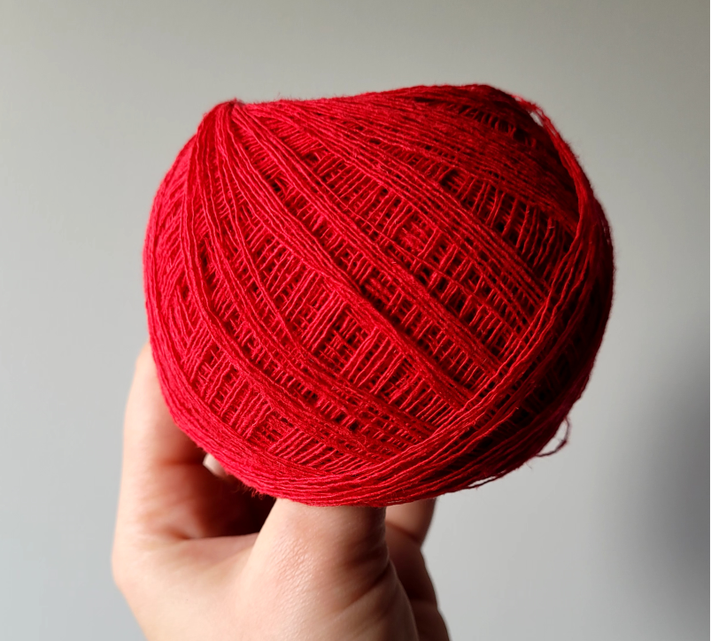 Hemp-cotton cordonnet thread