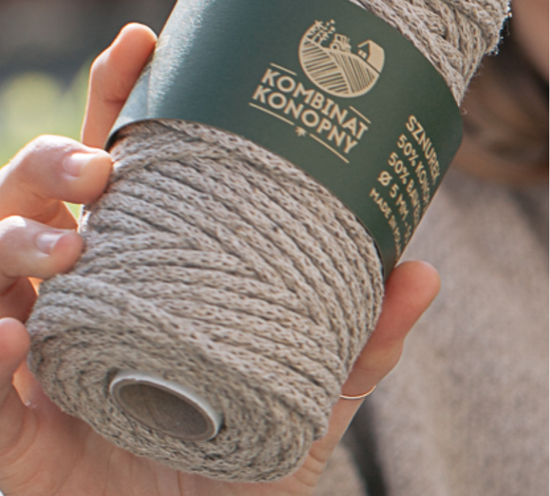 Hemp-cotton cord