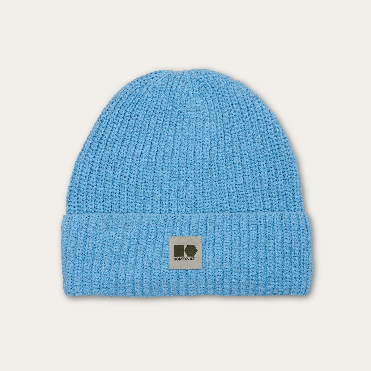 Hemp-cotton beanie (sky blue)