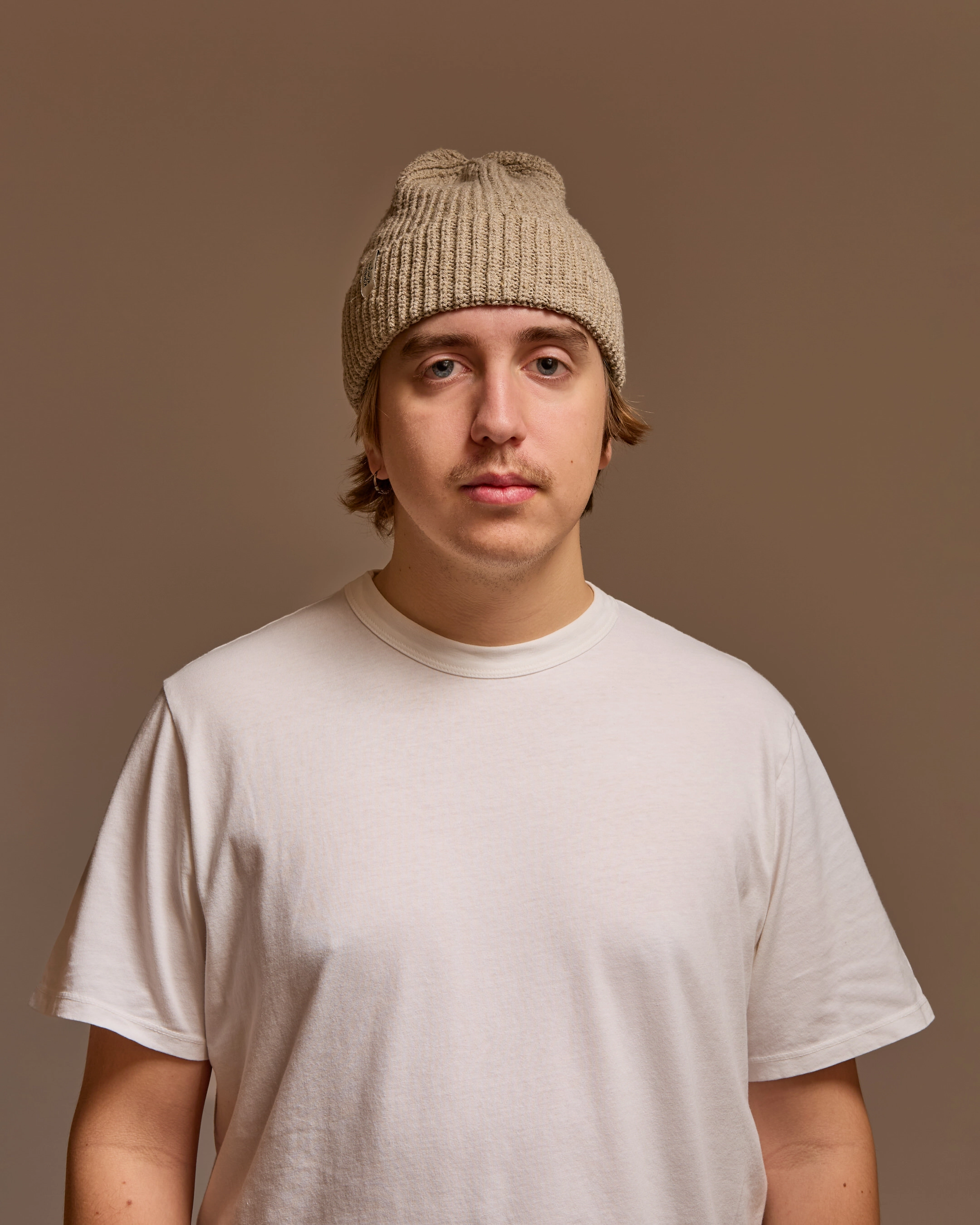Hemp-cotton beanie (natural)