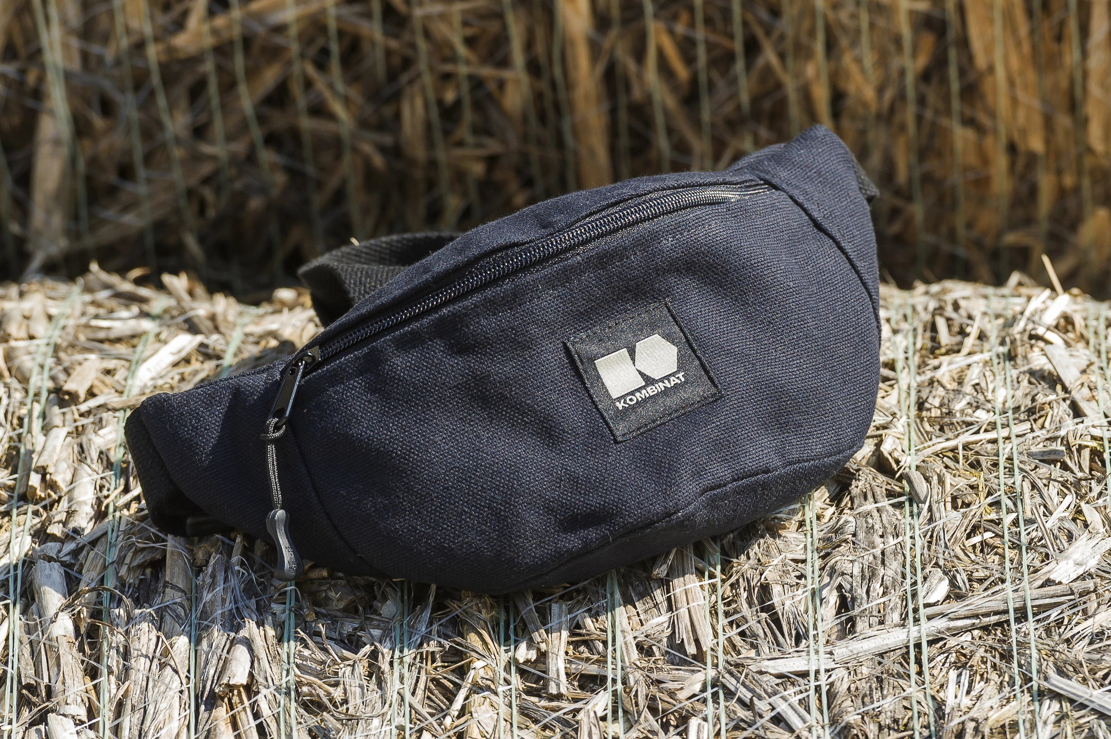 Cotton-hemp hip pack (black)