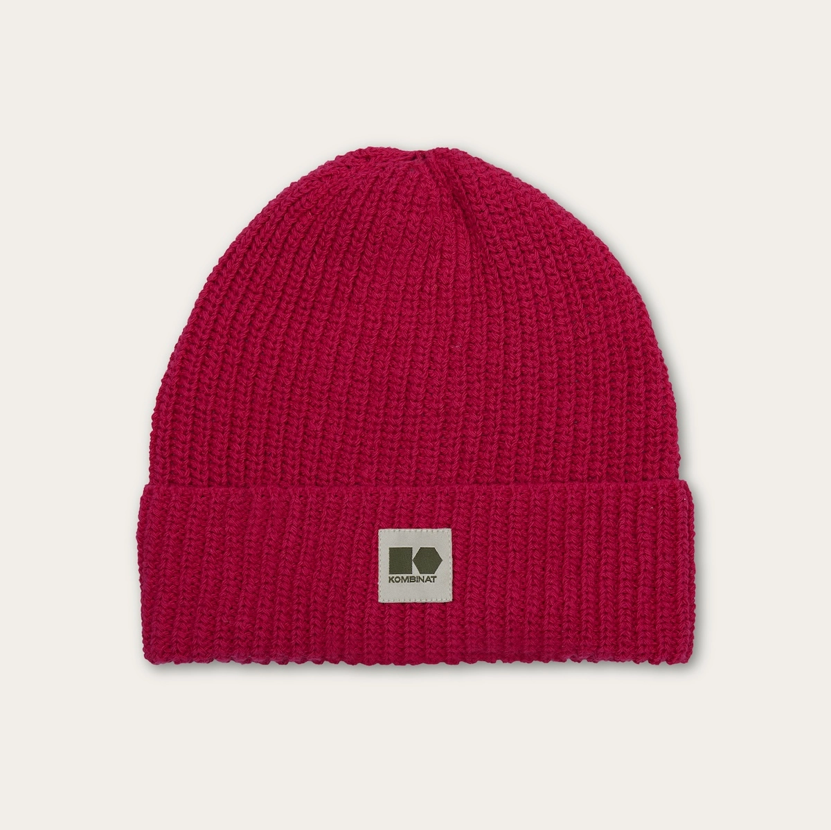 Hemp-cotton beanie (fuchsia)