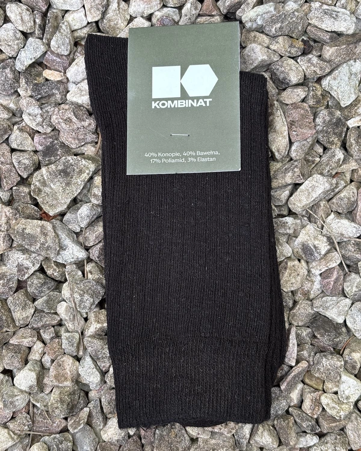 Hemp-cotton socks (black)