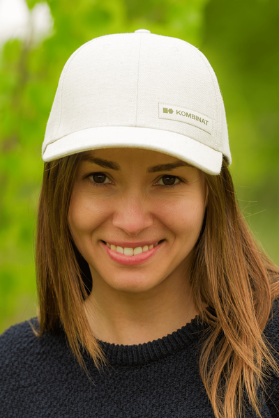 Cotton-hemp baseball cap (black)