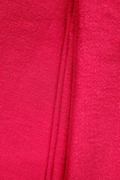 RED cotton-hemp fabric - FLAT weave (1 m)