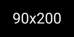 200 x 90 cm