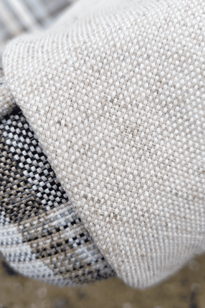NATURAL cotton-hemp fabric - PANAMA weave (2 m)