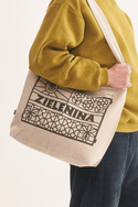 Cotton-hemp bag "ZIELENINA" - KOMBINAT x PTNS