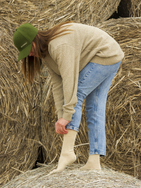 Hemp-cotton sweater - Natural