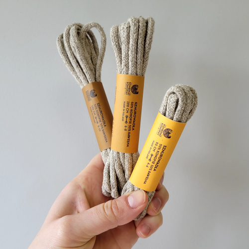 Hemp shoelaces