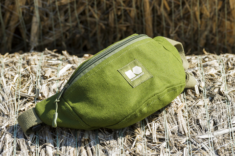 Cotton-hemp hip pack (green)