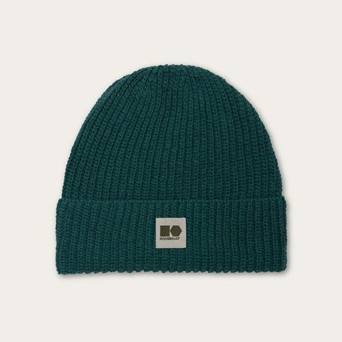 Czapka konopno-bawełniana (zielona szmaragdowa)