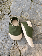 Children's Slippers Polish Hemp Barefoot Green