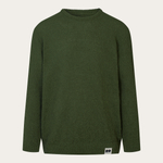 Hemp-cotton sweater - Olive