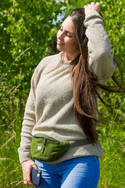 Cotton-hemp hip pack (green)