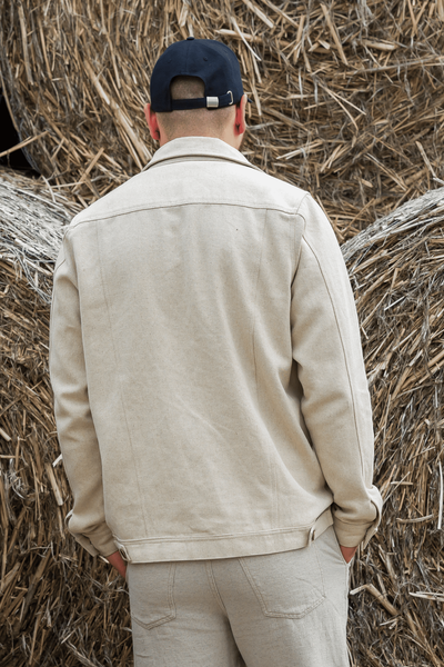 Hemp-cotton denim jacket