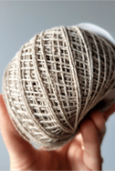 Hemp-cotton cordon (natural) - 50 g