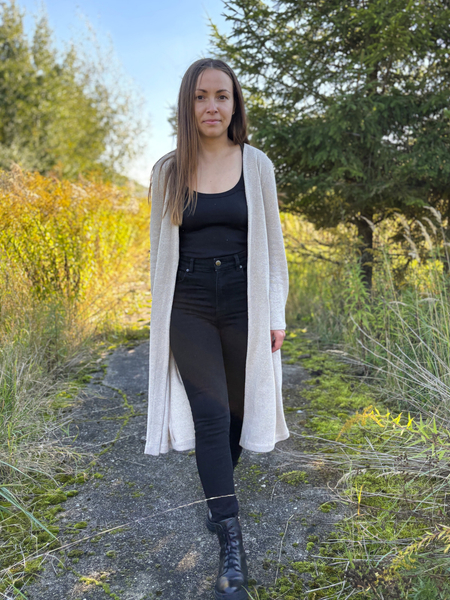 Polish Hemp Women's Long Cardigan