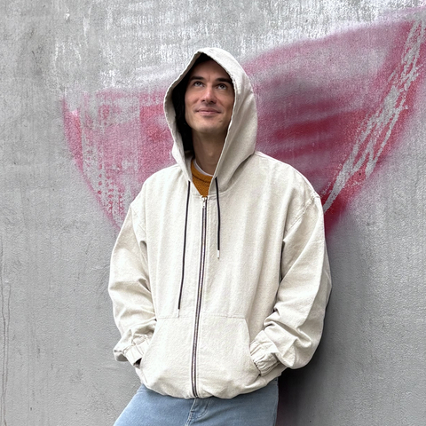 Zip-up hoodie