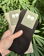 Cotton-hemp socks (black)