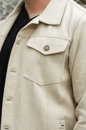 Hemp-cotton denim jacket