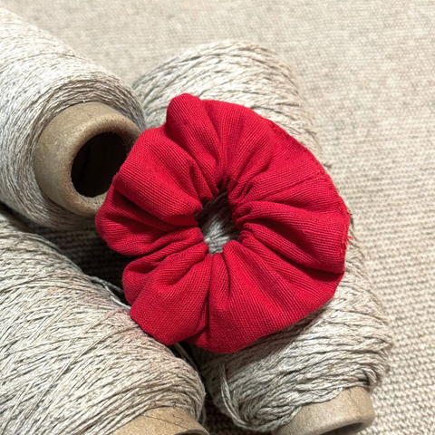 Cotton and hemp hair tie
