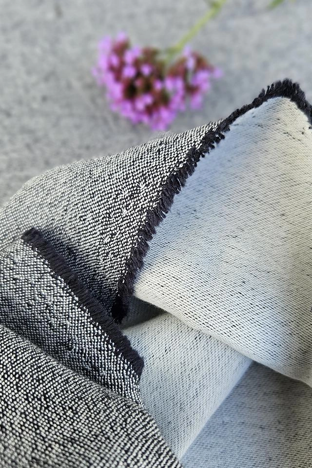 Melange Satin Fabric - Elegant Shine and Natural Durability
