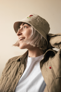 Cotton-hemp BUCKET HAT “Poppy” - (natural)