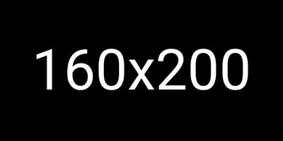 200 x 160 cm