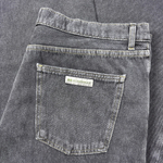 Men's hemp and cotton jeans - black