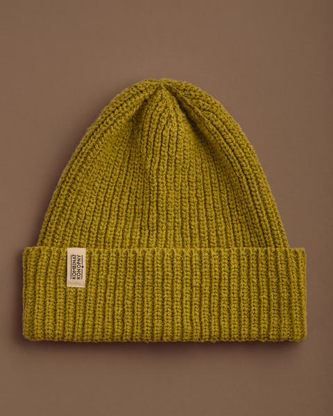 Hemp-cotton beanie (green)