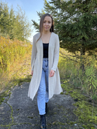 Polish Hemp Women's Long Cardigan