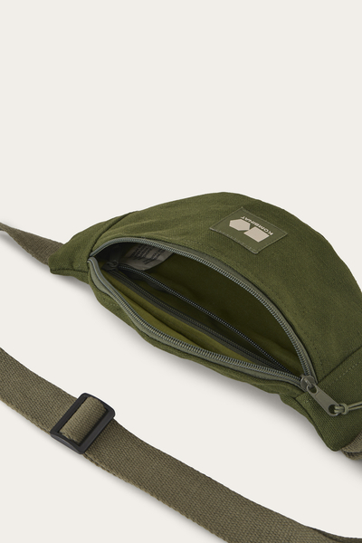 Cotton-hemp hip pack (green)