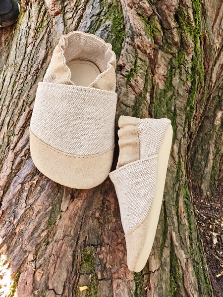 Children's Slippers Polish Hemp Barefoot Natural 