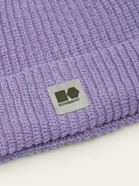 Czapka konopno-bawełniana (liliowa)