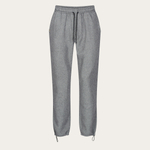 Cotton and hemp joggers, black melange