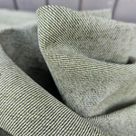 Cotton-hemp fabric OLIVE – TWILL weave (2 m)
