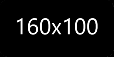 160 x 100 cm