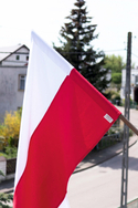 Cotton-hemp Polish flag (160x100cm)