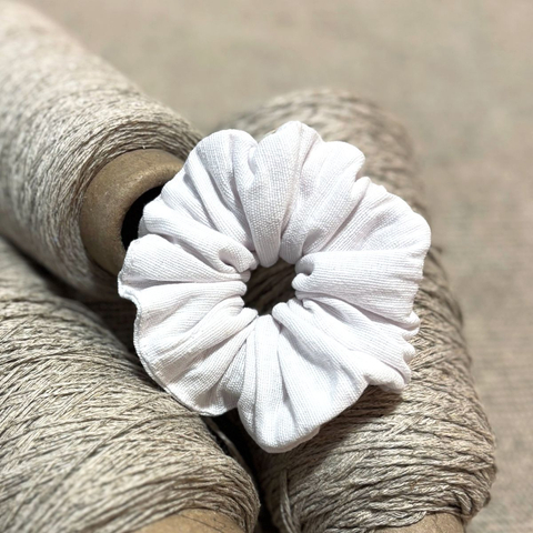 Cotton and hemp hair tie