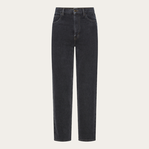 Men's hemp and cotton jeans - black