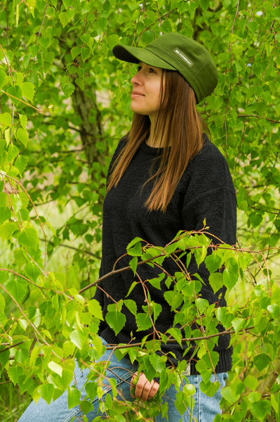 Cotton-hemp patrol cap (green)