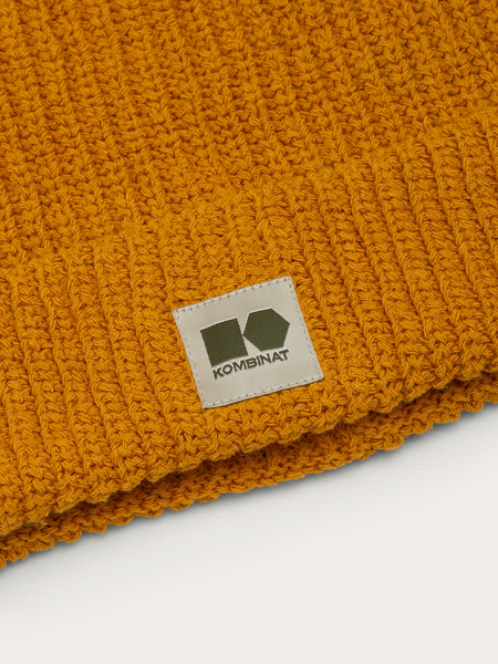 Hemp-cotton beanie (mustard)