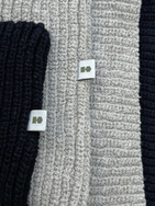 Hemp and cotton winter neck warmer - natural