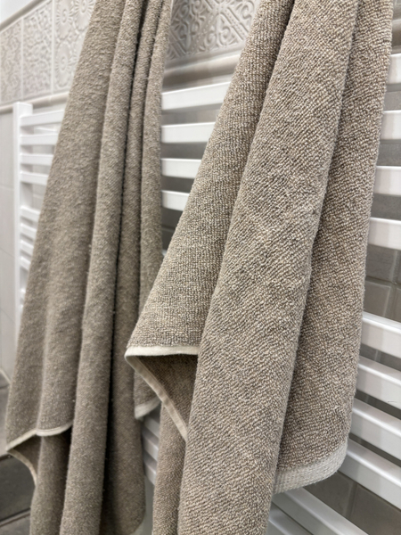 Natural Hemp-Cotton Towel, 30x50 cm