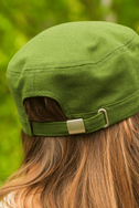 Cotton-hemp patrol cap (green)