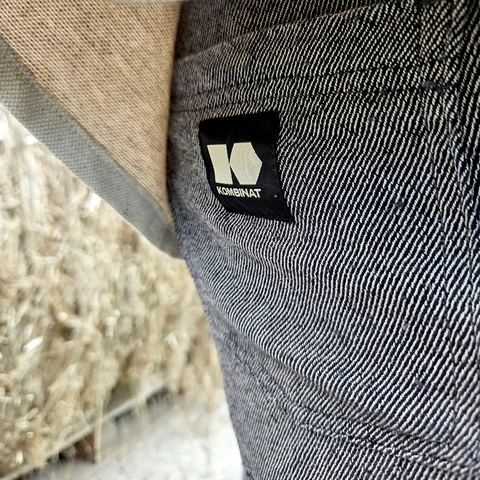 Cotton and hemp joggers, black melange